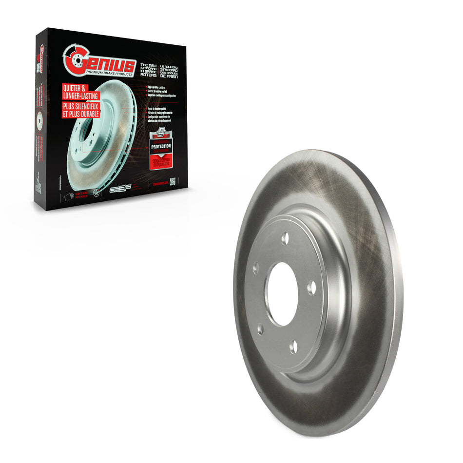 Rear Coated Disc Brake Rotor (1 Piece Only) GCR-780965 For Dodge Grand Caravan Journey Chrysler Town