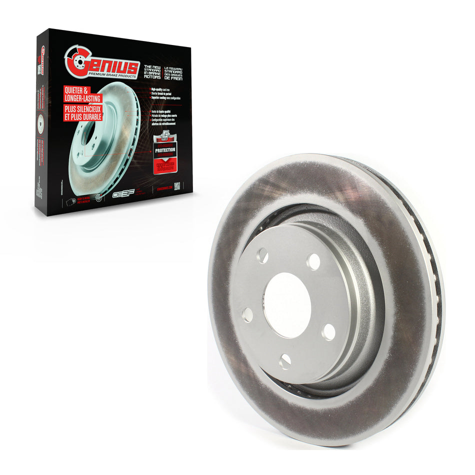 Front Coated Disc Brake Rotor (1 Piece Only) GCR-782275 For Jeep Wrangler JK