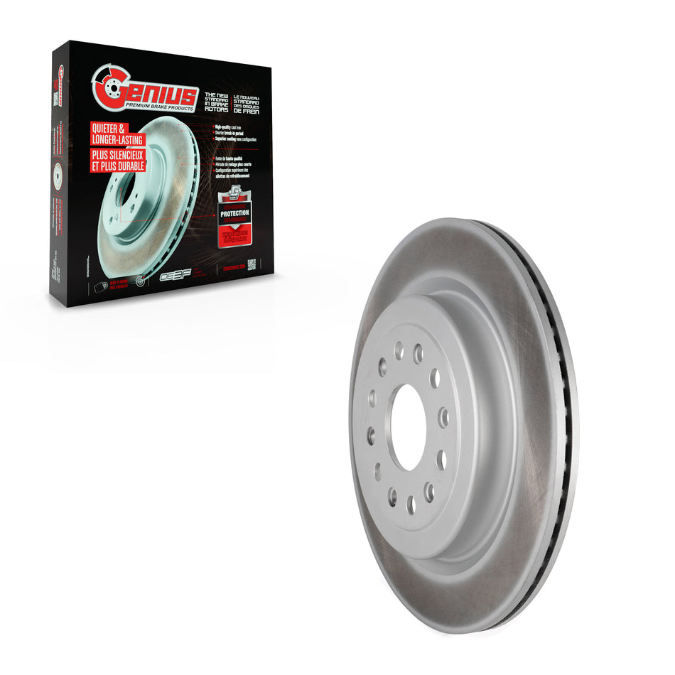 Rear Coated Disc Brake Rotor (1 Piece Only) GCR-782497 For Ram 1500