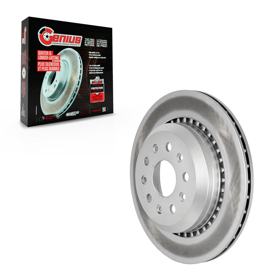 Rear Coated Disc Brake Rotor (1 Piece Only) GCR-782625 For Jeep Wrangler Gladiator