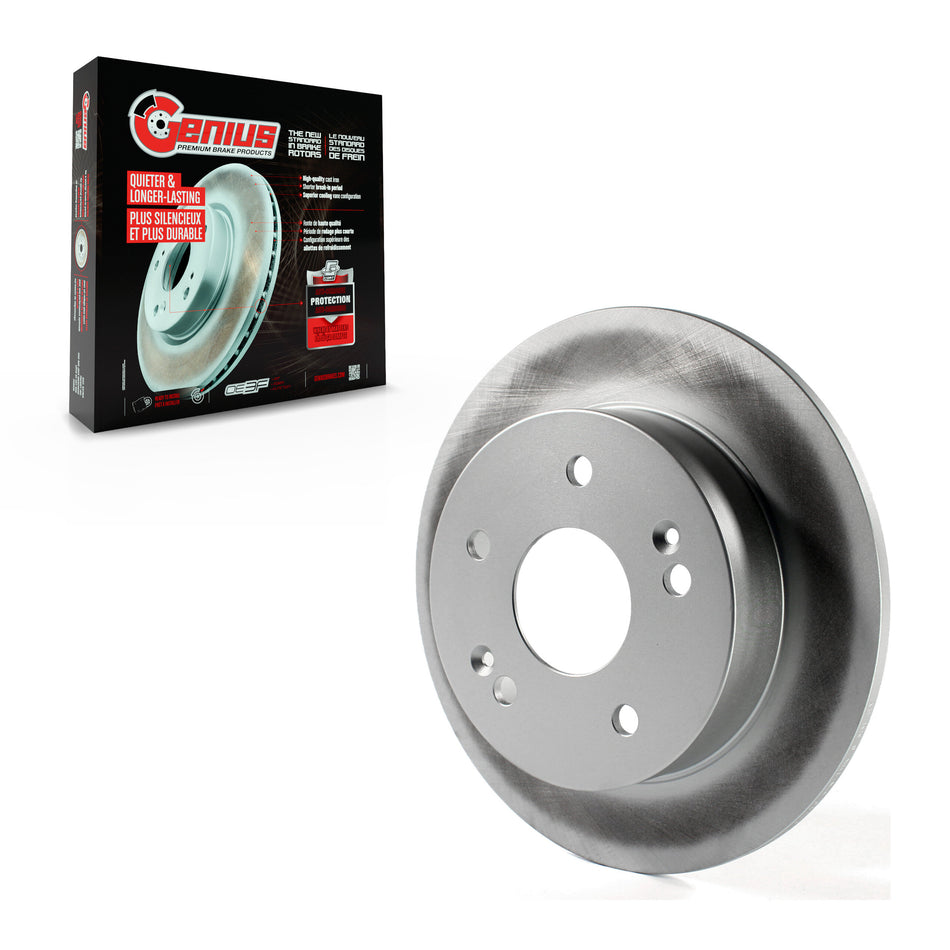 Rear Coated Disc Brake Rotor (1 Piece Only) GCR-96710 For Honda Civic Accord Acura RSX Integra
