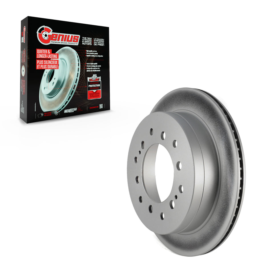 Rear Coated Disc Brake Rotor (1 Piece Only) GCR-96929 For Toyota 4Runner FJ Cruiser Sequoia Lexus