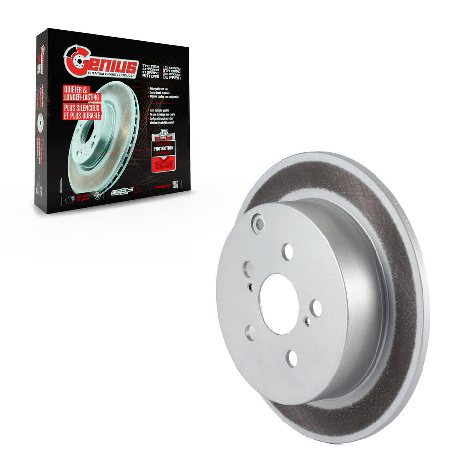 Rear Coated Disc Brake Rotor (1 Piece Only) GCR-96933 For Toyota Matrix Corolla Pontiac Vibe Celica