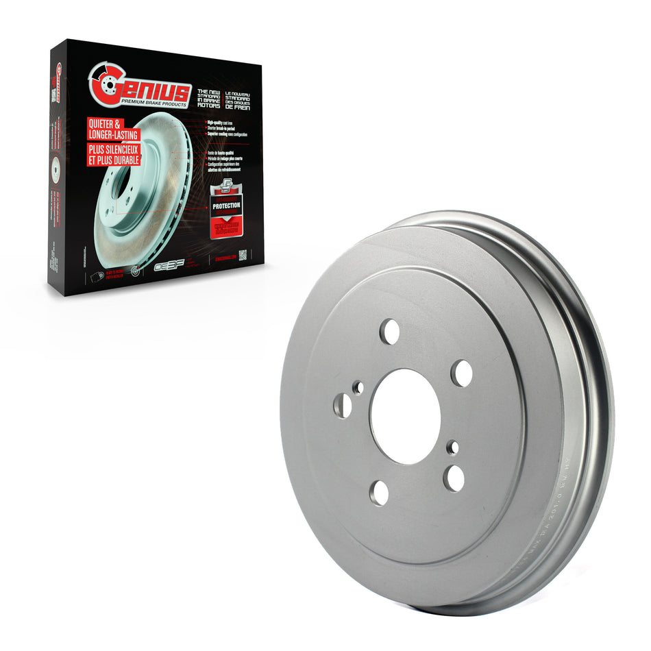 Rear Coated Brake Drum (1 Piece Only) GCR-9734 For Toyota Corolla Prius Celica
