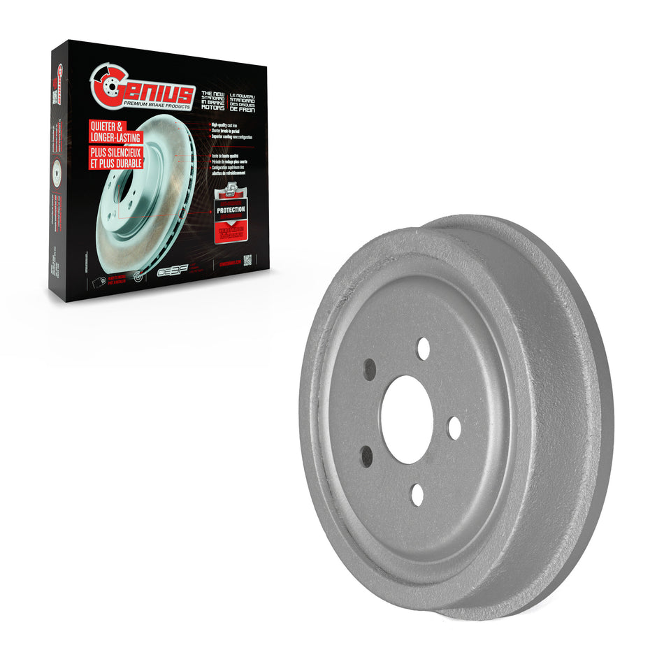 Rear Coated Brake Drum (1 Piece Only) GCR-9746 For 2003-2005 Pontiac Sunfire Chevrolet Cavalier