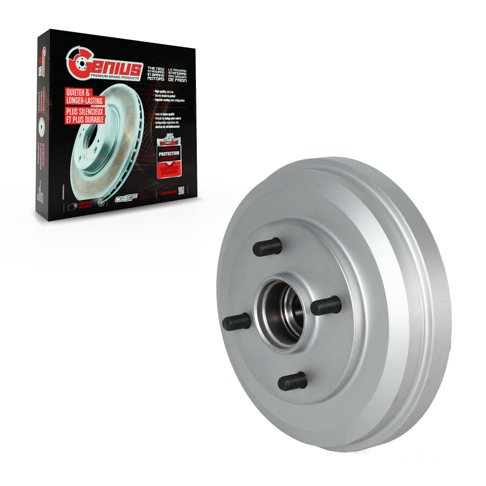Rear Coated Brake Drum (1 Piece Only) GCR-97802 For 2009-2011 Ford Focus
