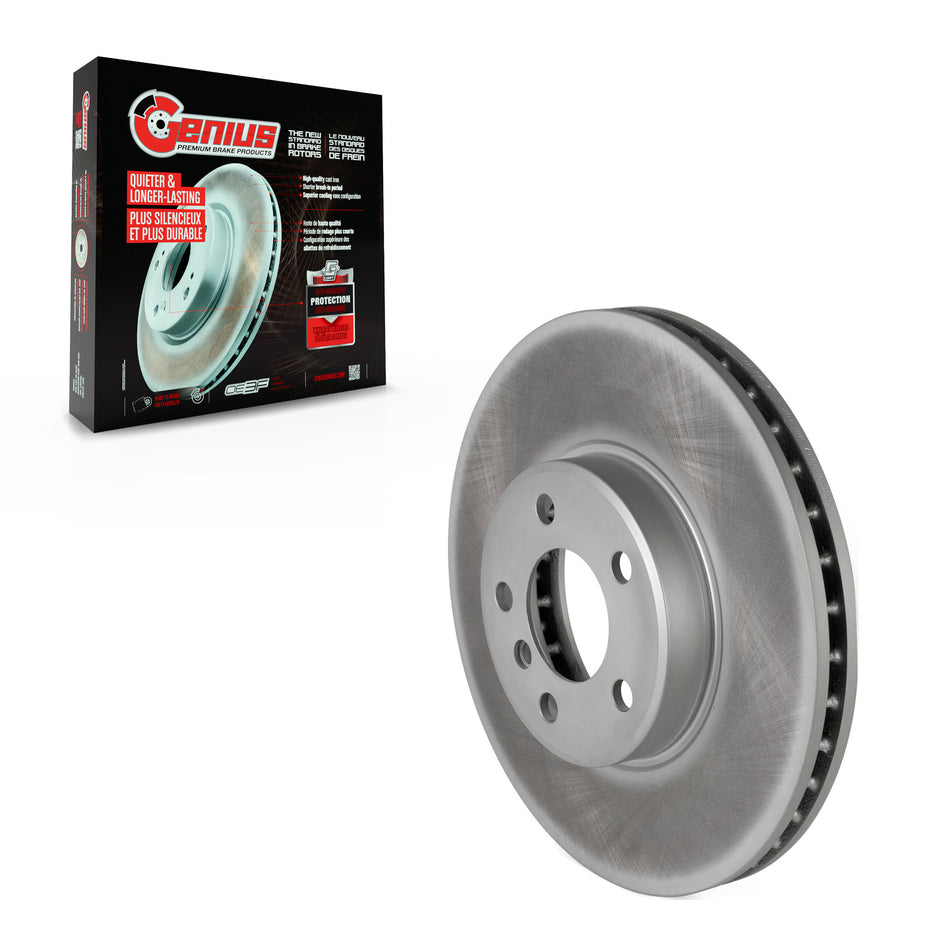 Front Coated Disc Brake Rotor (1 Piece Only) GCR-980017 For BMW X5
