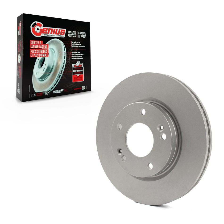 Front Coated Disc Brake Rotor (1 Piece Only) GCR-980090 For Hyundai Santa Fe