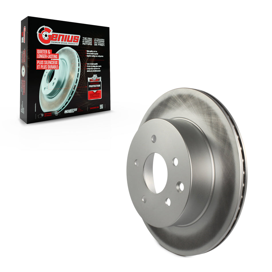 Rear Coated Disc Brake Rotor (1 Piece Only) GCR-980113 For Nissan Rogue Sport Qashqai LEAF Juke G35