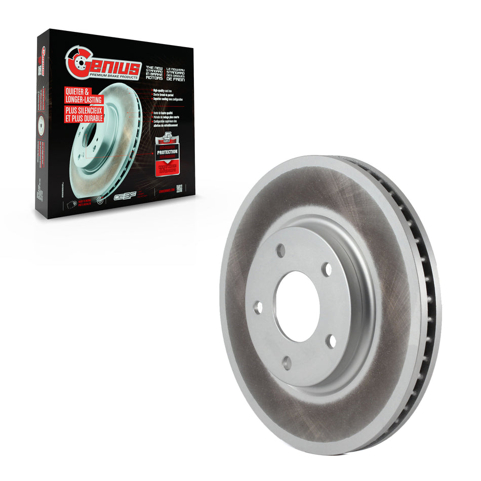 Front Coated Disc Brake Rotor (1 Piece Only) GCR-980116 For Nissan Quest INFINITI Q45 M45