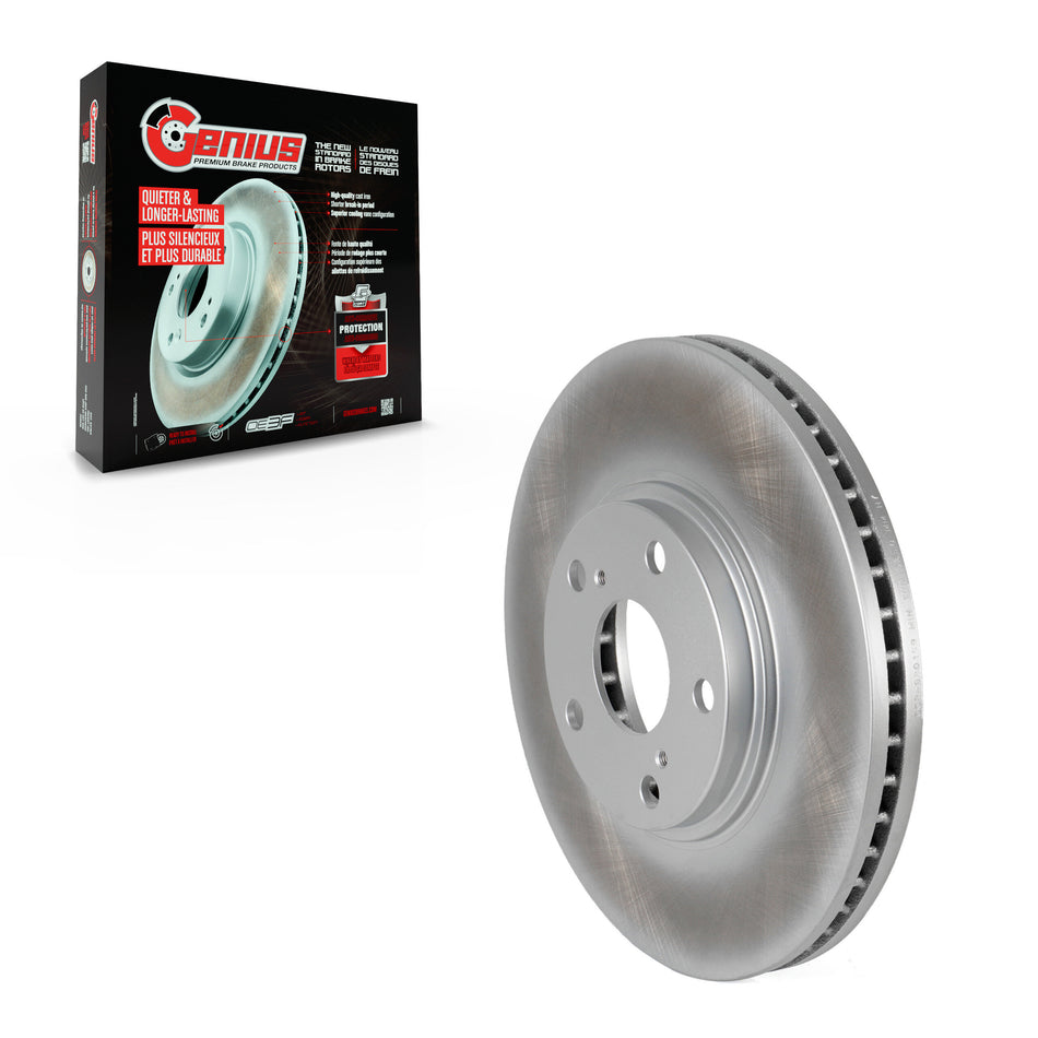 Front Coated Disc Brake Rotor (1 Piece Only) GCR-980159 For Toyota Highlander