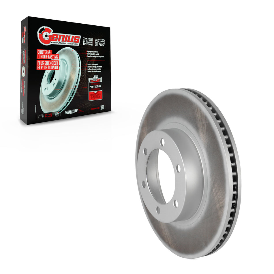 Front Coated Disc Brake Rotor (1 Piece Only) GCR-980160 For Toyota 4Runner Lexus GX470