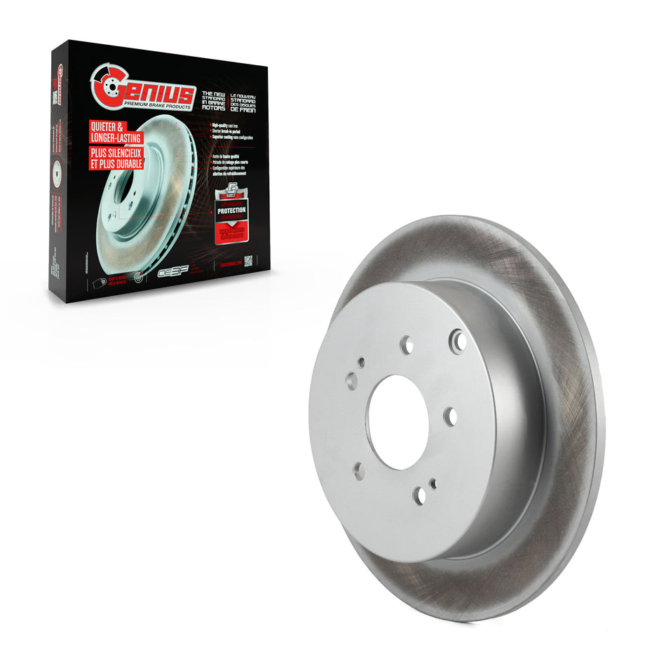 Rear Coated Disc Brake Rotor (1 Piece Only) GCR-980187 For Mitsubishi Endeavor