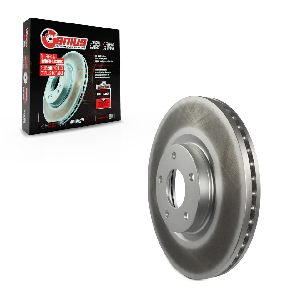 Front Coated Disc Brake Rotor (1 Piece Only) GCR-980225 For Nissan Altima Murano INFINITI Maxima