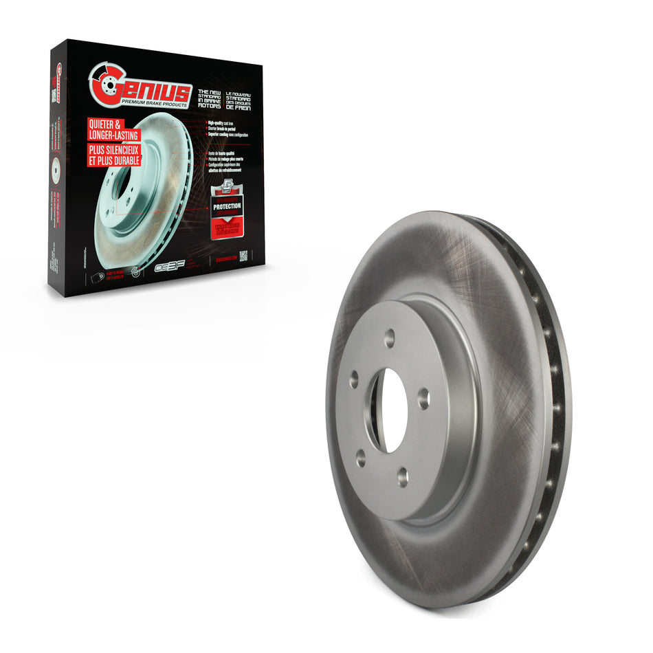 Front Coated Disc Brake Rotor (1 Piece Only) GCR-980234 For 2002-2008 Jaguar X-Type