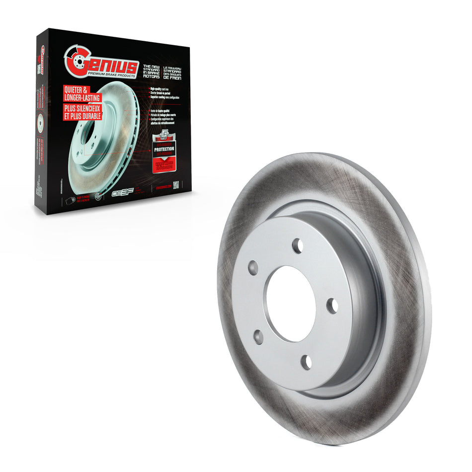 Rear Coated Disc Brake Rotor (1 Piece Only) GCR-980287 For Mazda 3 Sport