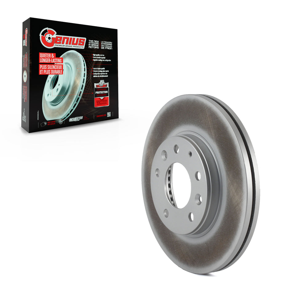 Front Coated Disc Brake Rotor (1 Piece Only) GCR-980288 For 2003-2005 Mazda 6