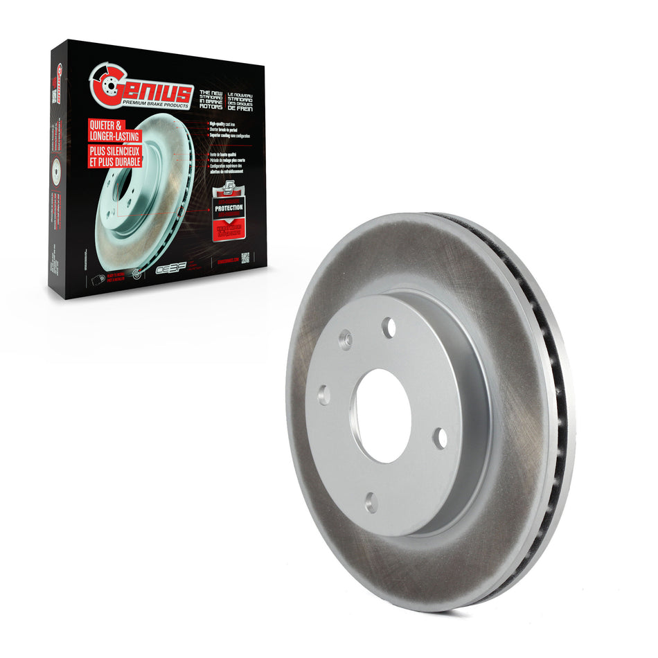Front Coated Disc Brake Rotor (1 Piece Only) GCR-980338 For Chevrolet Optra Suzuki Forenza Reno