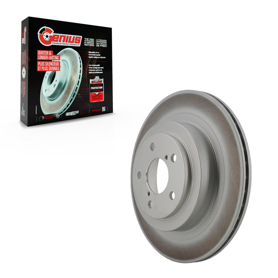 Rear Coated Disc Brake Rotor (1 Piece Only) GCR-980347 For Subaru Legacy Impreza