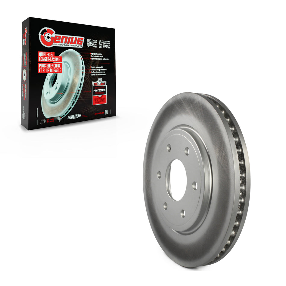 Front Coated Disc Brake Rotor (1 Piece Only) GCR-980369 For Nissan Frontier Suzuki Equator