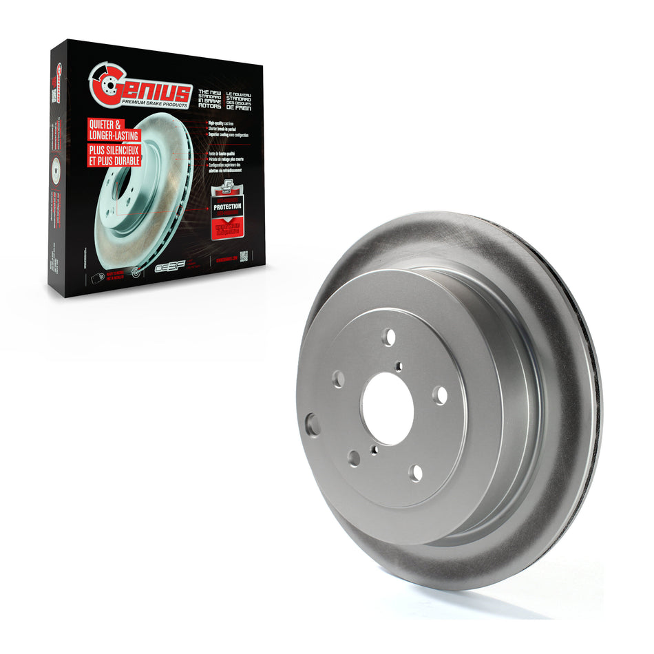 Rear Coated Disc Brake Rotor (1 Piece Only) GCR-980378 For Subaru Tribeca B9
