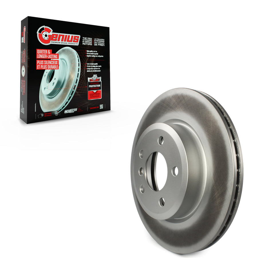 Front Coated Disc Brake Rotor (1 Piece Only) GCR-980397 For 2004-2010 BMW X3
