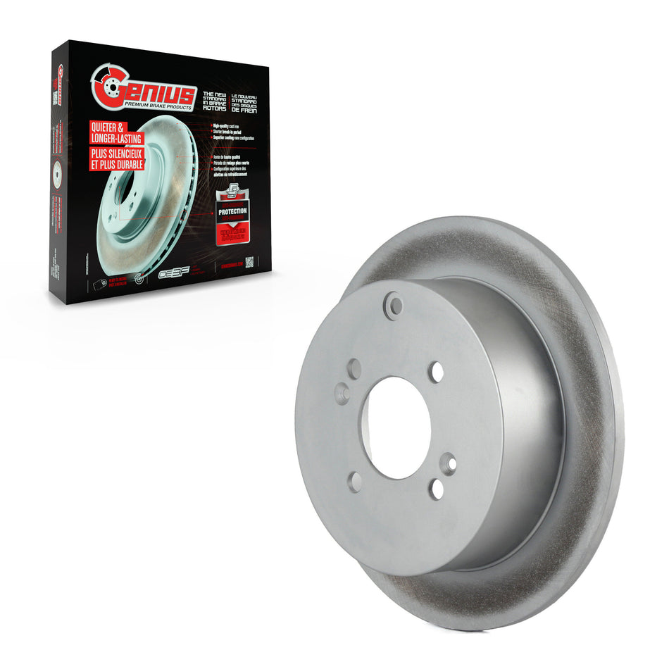 Rear Coated Disc Brake Rotor (1 Piece Only) GCR-980418 For 2006-2010 Hyundai Accent Kia Rio5 Rio