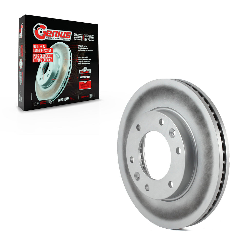 Front Coated Disc Brake Rotor (1 Piece Only) GCR-980464 For Kia Sedona Hyundai Entourage