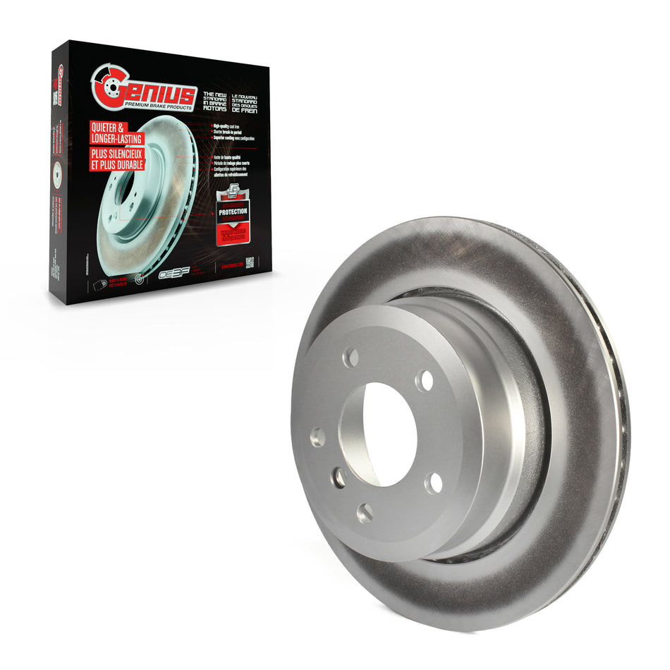 Rear Coated Disc Brake Rotor (1 Piece Only) GCR-980496 For BMW 530xi 528i xDrive 535i 535xi 528xi