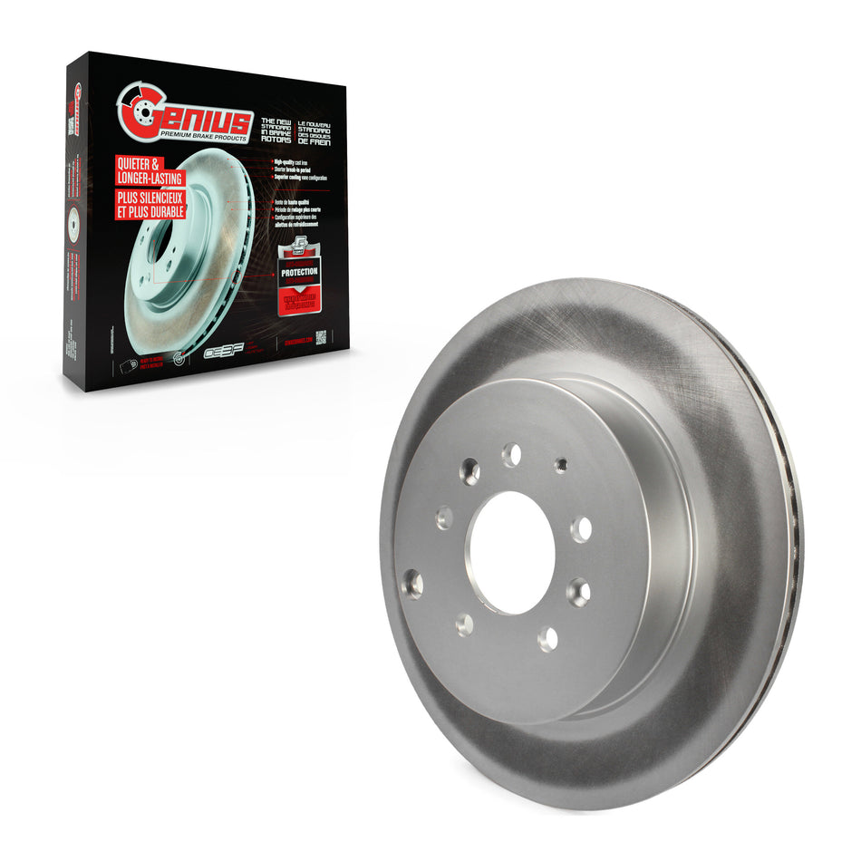 Rear Coated Disc Brake Rotor (1 Piece Only) GCR-980579 For 2007-2015 Mazda CX-9