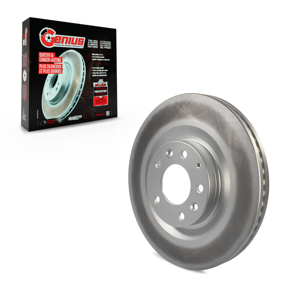 Front Coated Disc Brake Rotor (1 Piece Only) GCR-980580 For 2007-2015 Mazda CX-9