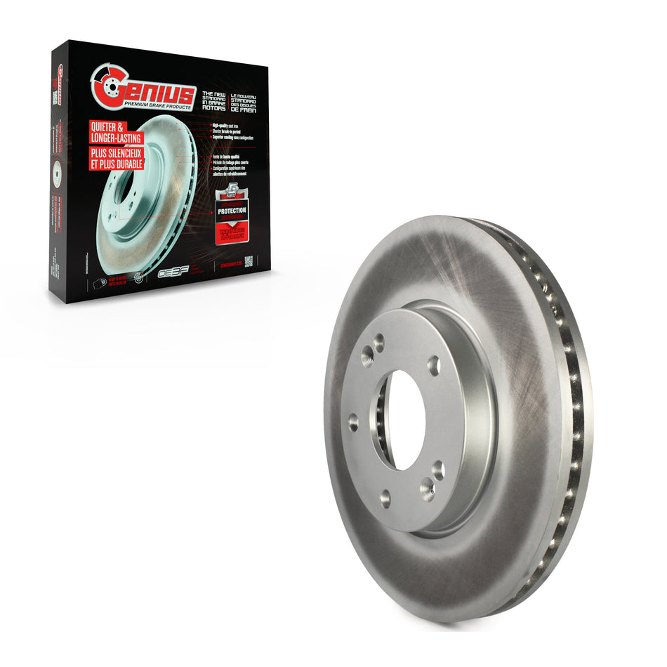 Front Coated Disc Brake Rotor (1 Piece Only) GCR-980598 For 2007-2009 Kia Rondo