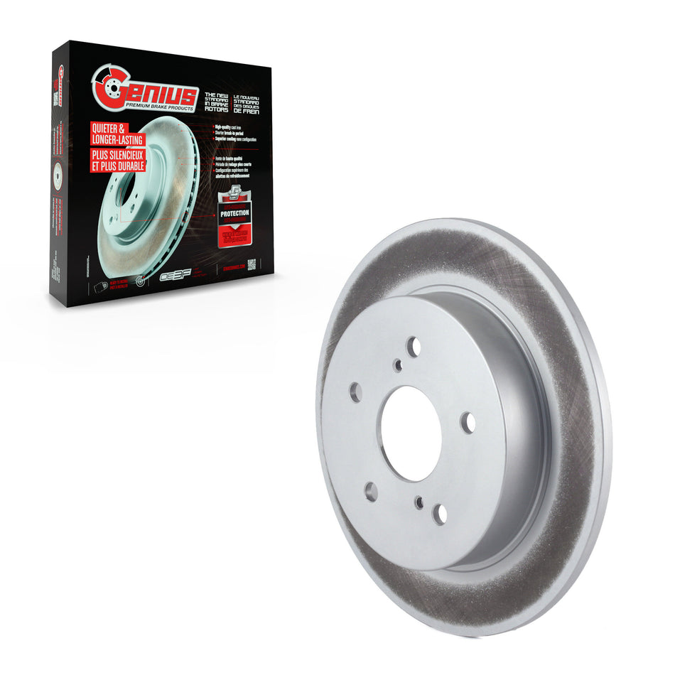 Rear Coated Disc Brake Rotor (1 Piece Only) GCR-980610 For Suzuki SX4 Crossover