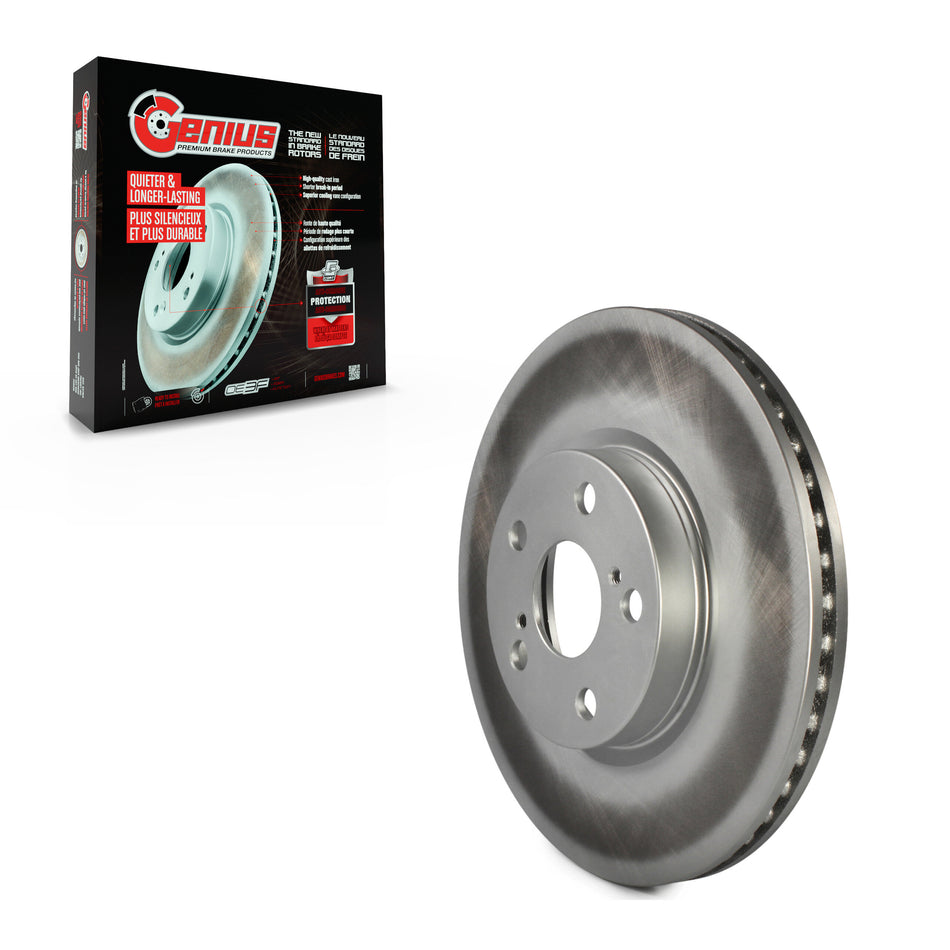 Front Coated Disc Brake Rotor (1 Piece Only) GCR-980629 For Toyota Corolla Matrix Pontiac Vibe Scion