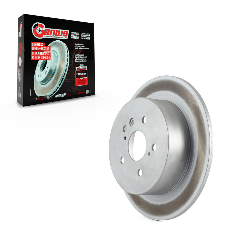 Rear Coated Disc Brake Rotor (1 Piece Only) GCR-980631 For 2008-2013 Toyota Highlander