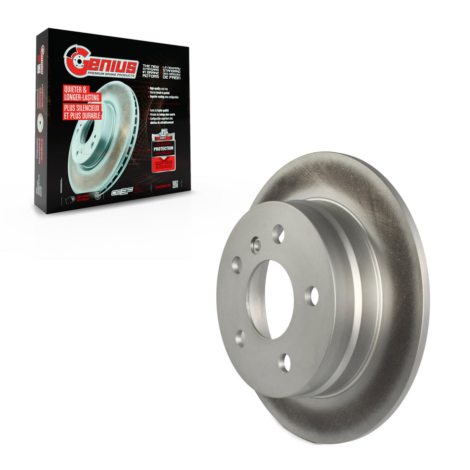 Rear Coated Disc Brake Rotor (1 Piece Only) GCR-980667 For 2006-2011 Mercedes-Benz B200