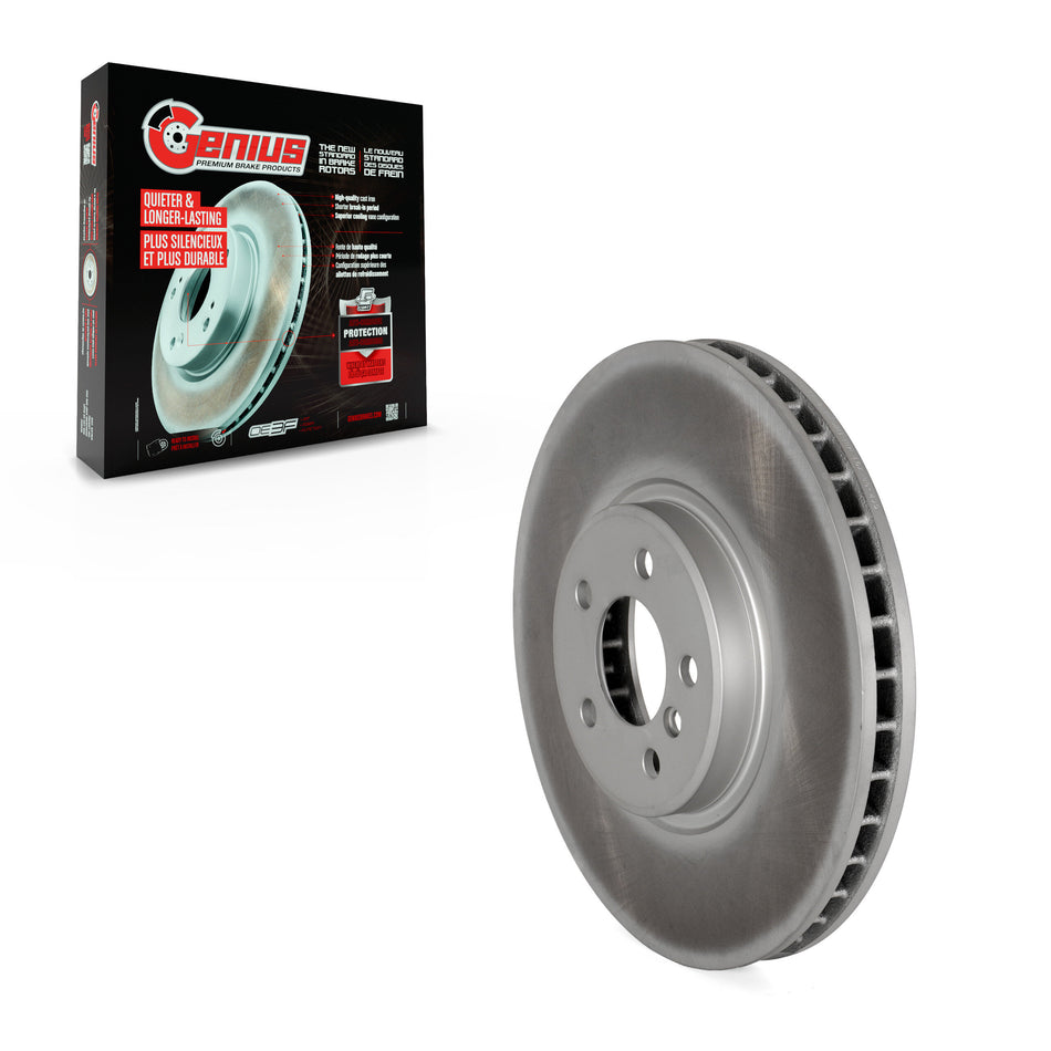 Front Coated Disc Brake Rotor (1 Piece Only) GCR-980701 For BMW X5 X6 xDrive50i