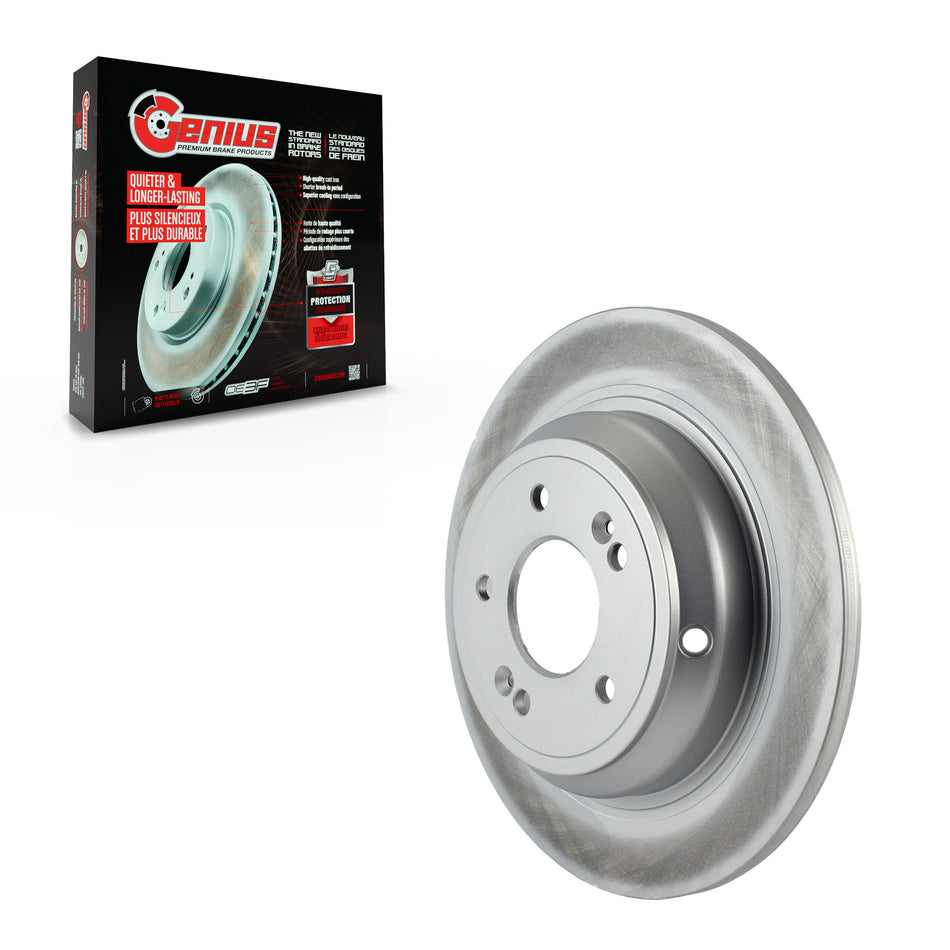 Rear Coated Disc Brake Rotor (1 Piece Only) GCR-980708 For Hyundai Genesis G80 Kia K900