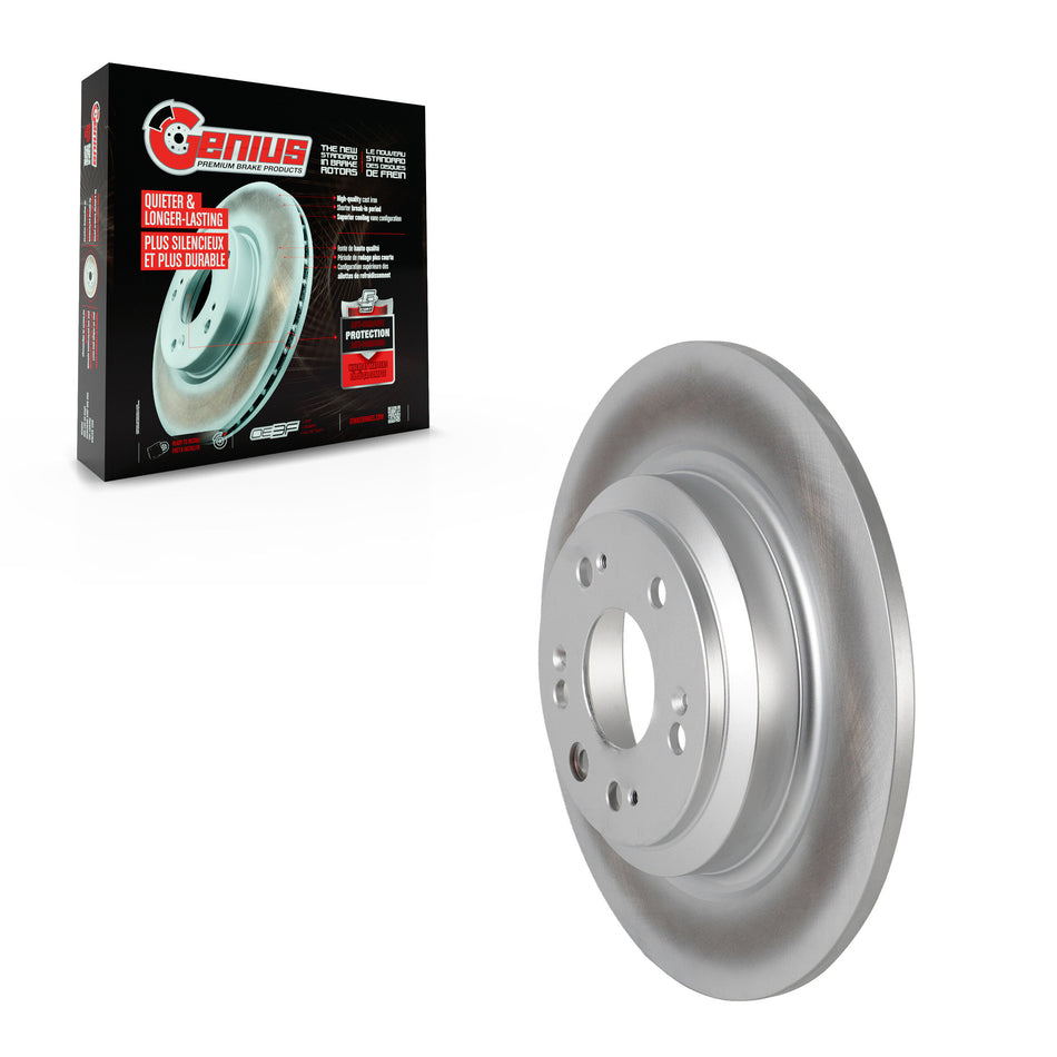 Rear Coated Disc Brake Rotor (1 Piece Only) GCR-980739 For 2009-2014 Acura TL
