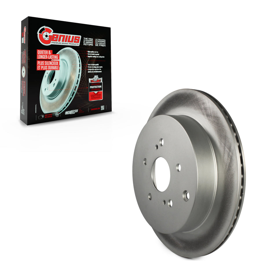 Rear Coated Disc Brake Rotor (1 Piece Only) GCR-980747 For 2009-2013 Suzuki Grand Vitara