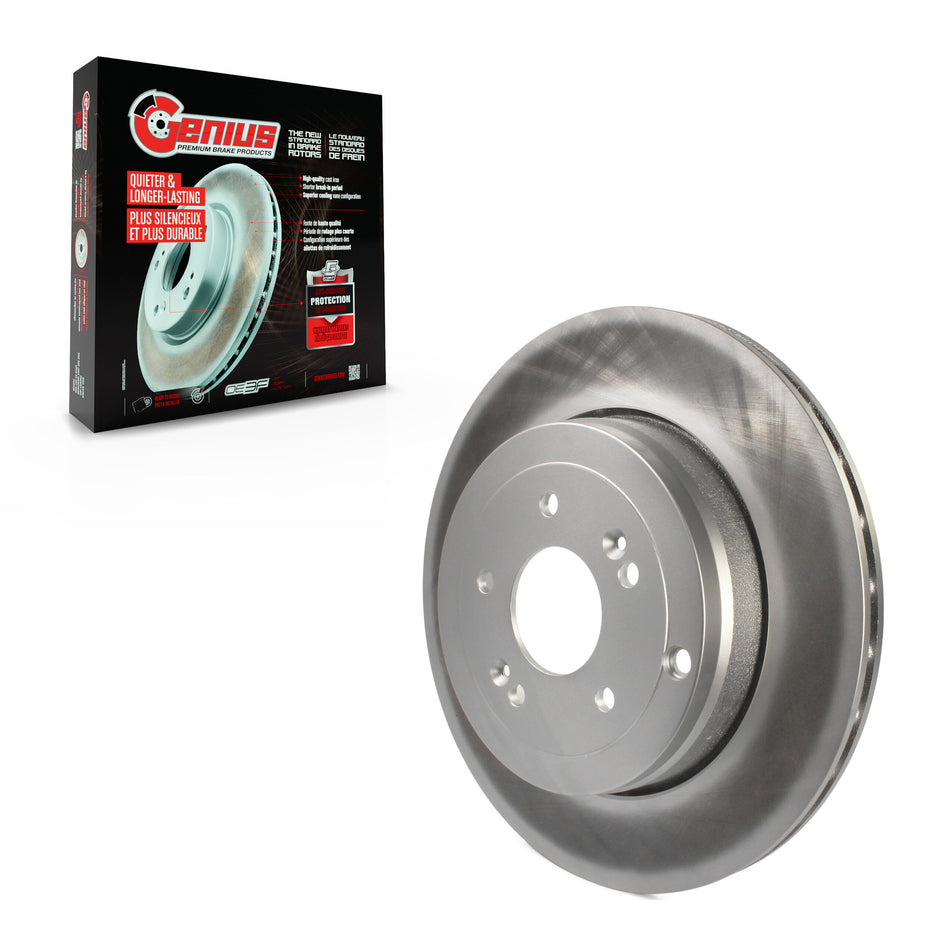 Rear Coated Disc Brake Rotor (1 Piece Only) GCR-980772 For Hyundai Genesis Coupe