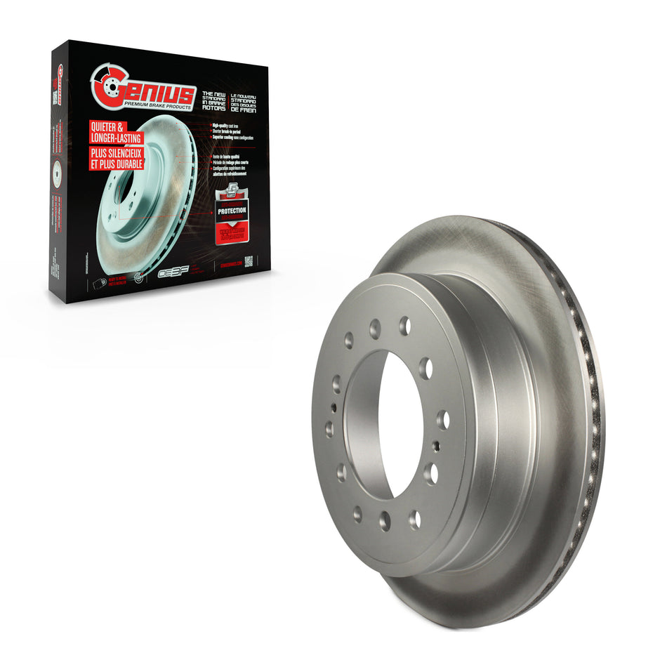 Rear Coated Disc Brake Rotor (1 Piece Only) GCR-980780 For Toyota 4Runner Lexus GX460 FJ Cruiser