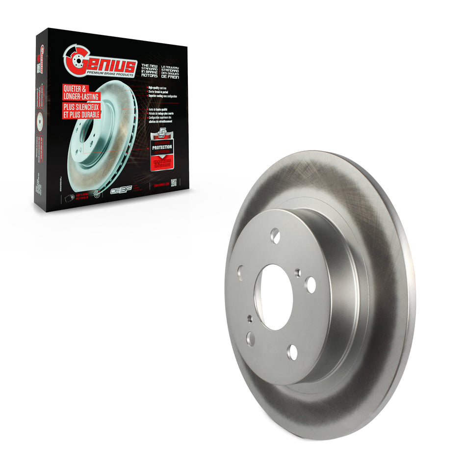 Rear Coated Disc Brake Rotor (1 Piece Only) GCR-980862 For 2011-2016 Scion tC
