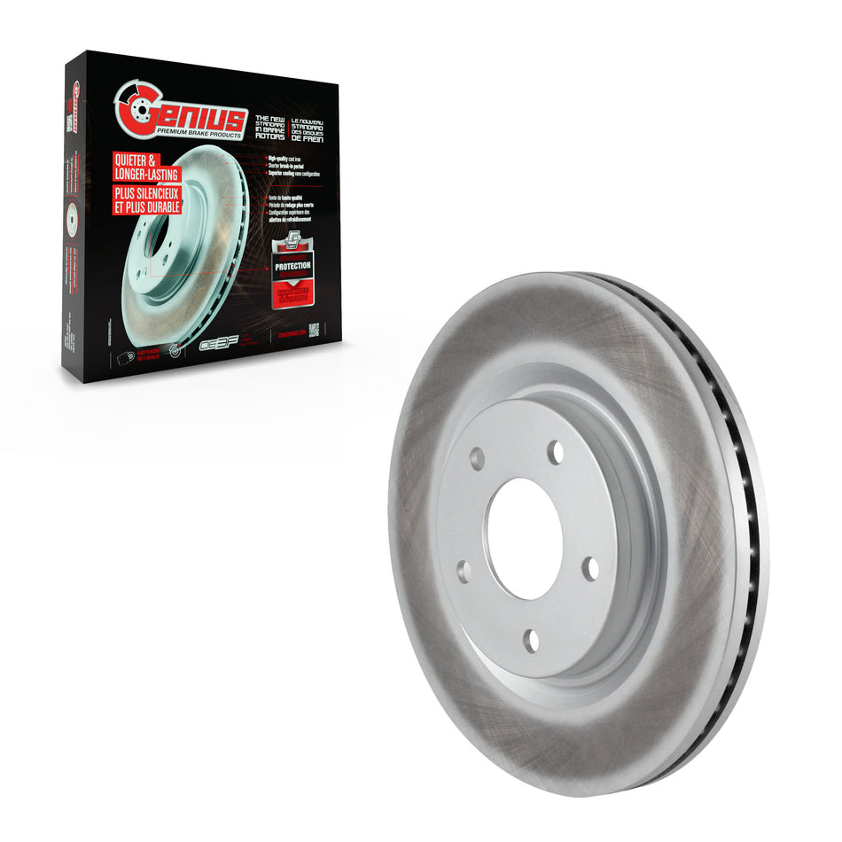 Front Coated Disc Brake Rotor (1 Piece Only) GCR-980864 For Nissan Sentra Juke