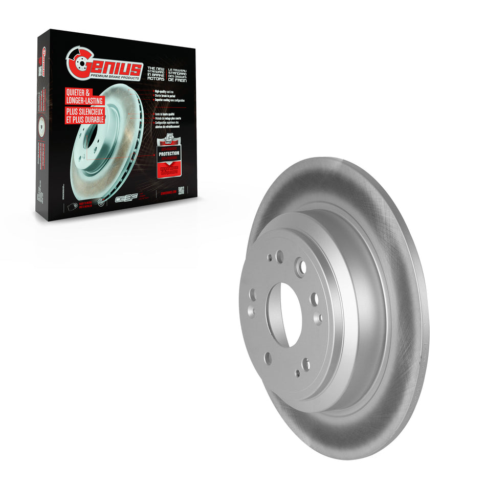 Rear Coated Disc Brake Rotor (1 Piece Only) GCR-980901 For Honda Accord Crosstour