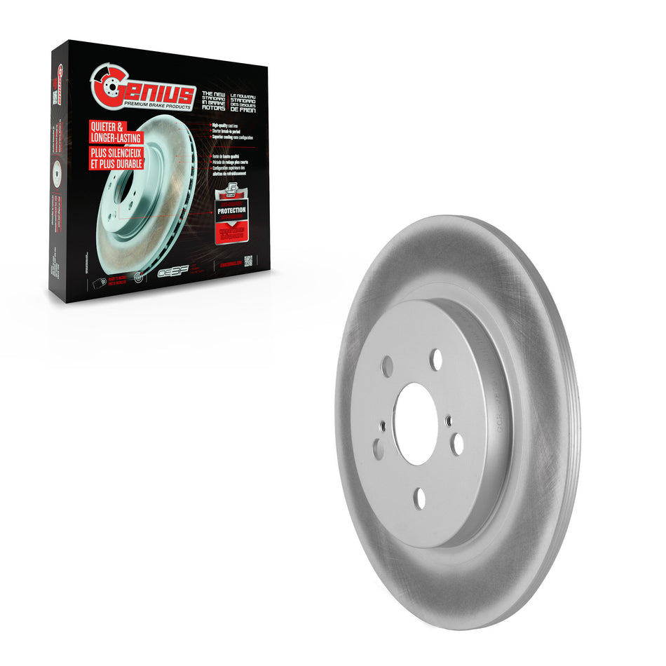 Rear Coated Disc Brake Rotor (1 Piece Only) GCR-980916 For Lexus CT200h