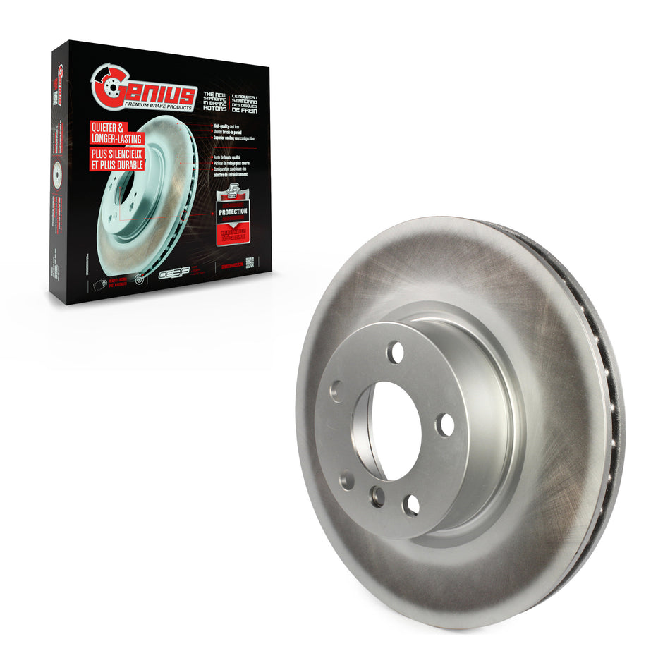 Front Coated Disc Brake Rotor (1 Piece Only) GCR-980925 For BMW X3 X4