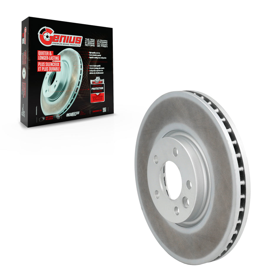 Front Coated Disc Brake Rotor (1 Piece Only) GCR-980953 For Volkswagen CC Passat