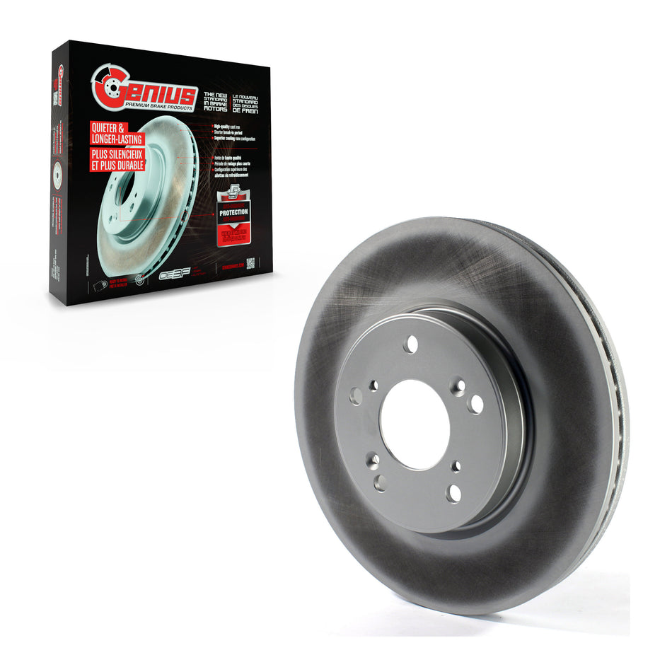 Front Coated Disc Brake Rotor (1 Piece Only) GCR-981037 For Honda HR-V Accord CR-V