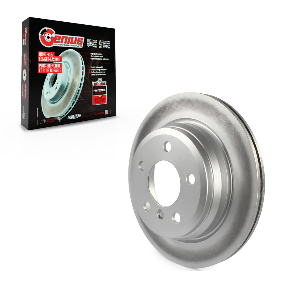 Rear Coated Disc Brake Rotor (1 Piece Only) GCR-981214 For BMW 328i xDrive 330i 320i 428i 328d 430i